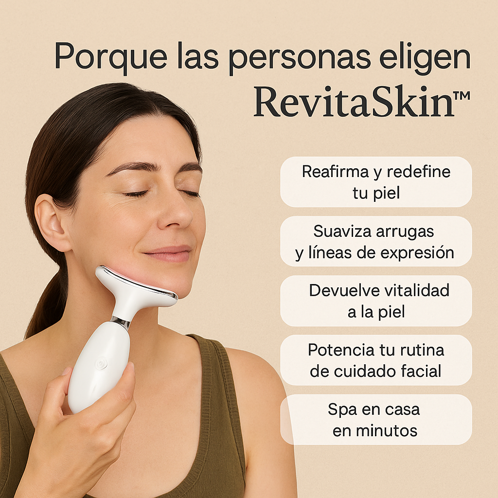 RevitaSkin™ - Masajeador Reductor de Arrugas