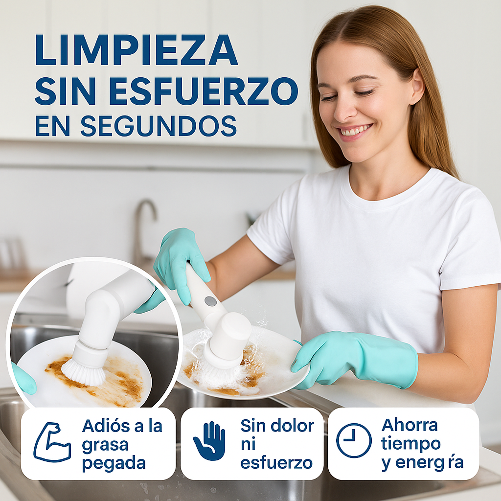 GlowBrush™ – Limpieza que hace brillar tu cocina.
